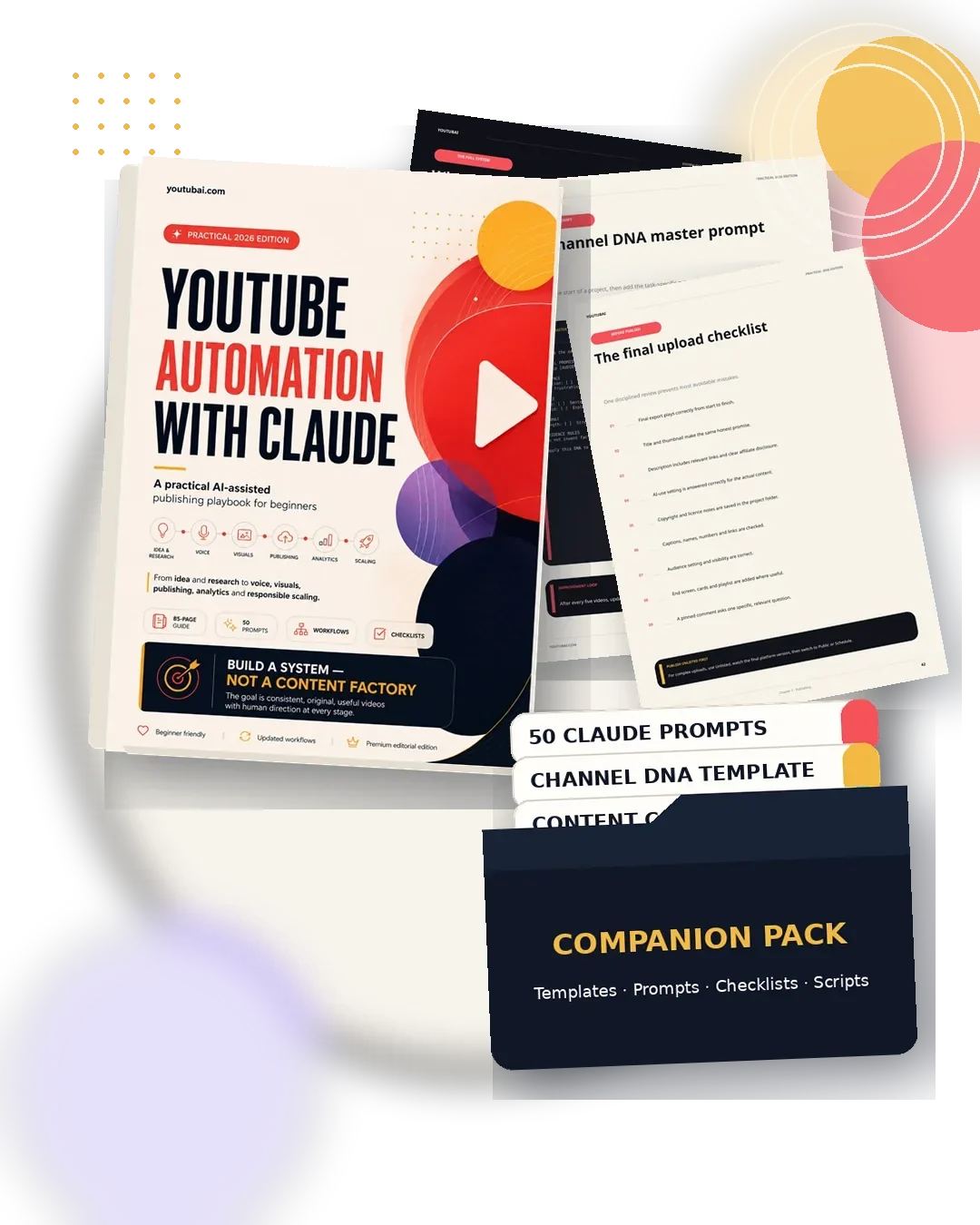 YouTube Automation with Claude — Practical 2026 Edition playbook and companion files
